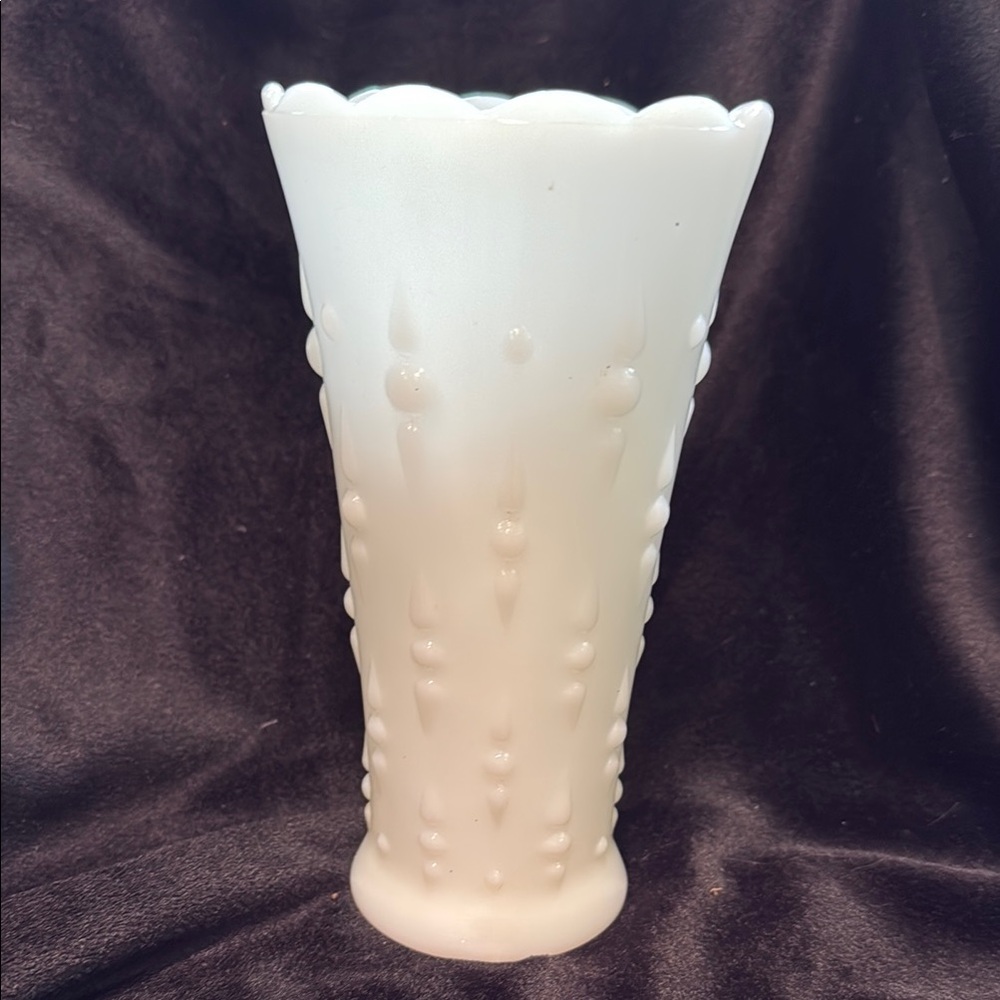 Vintage White MilkGlass Vase